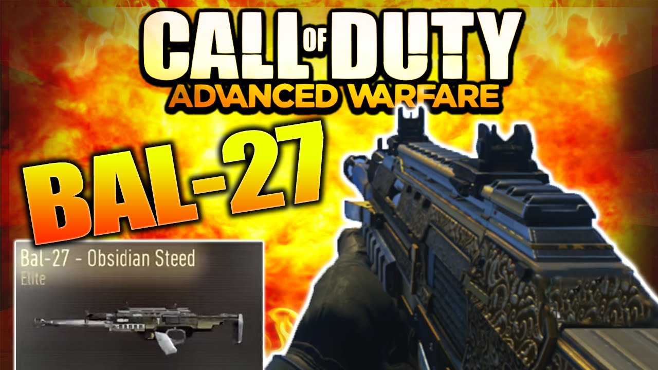 COD AW ELITE "BAL27 OBSIDIAN STEED" DNA Bomb! Best Assault Rifle