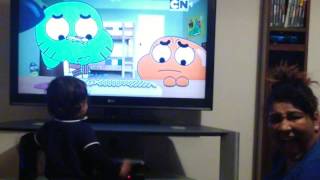 Baby Brother Laughing At Gumball And Darwin
