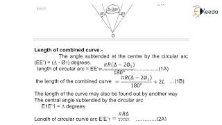 Elements and Procedure to Setout Combined Curve - Horizontal Curve - Surveying-II