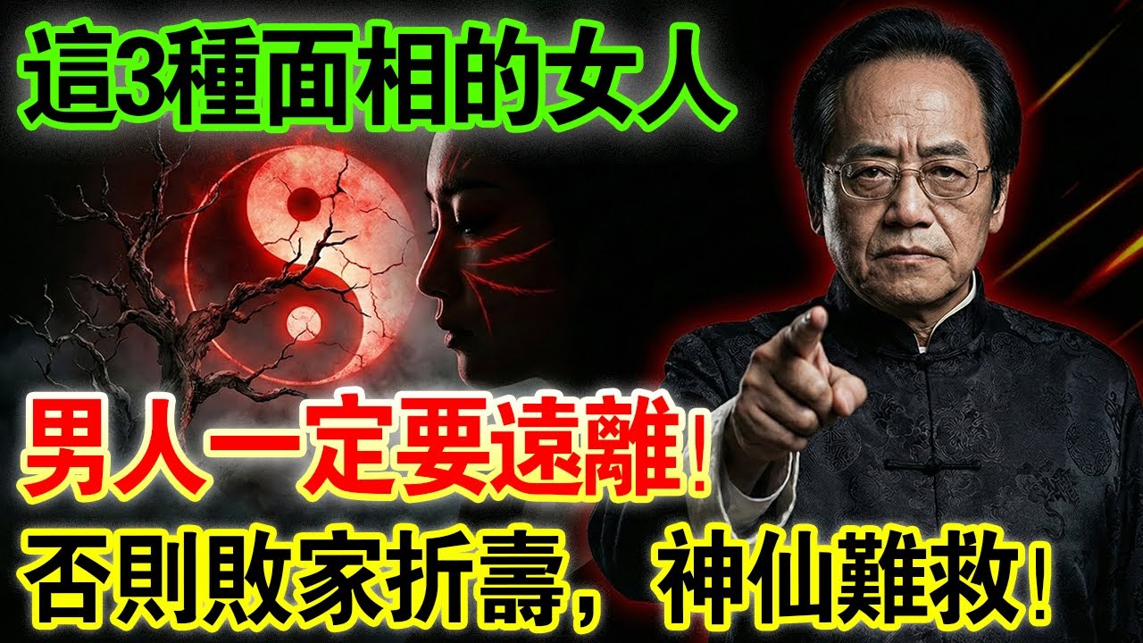 倪海廈公開「相妻秘術」：從房事聲音斷吉兇！這 3 種麵相的女人萬萬娶不得，娶了就是毀三代。#倪海廈 #中醫養生 #房中術 #麵相學 #克夫相