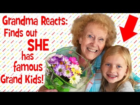 Grandma Reacts to Finding Out She has Famous Grandkids
