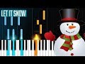 "Let It Snow" Piano Tutorial - Chords - How To Play - Cover