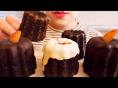 【咀嚼音】カリッもちっカヌレ｜Cannelé de Bordeaux Eating Sounds/ASMR/mukbang