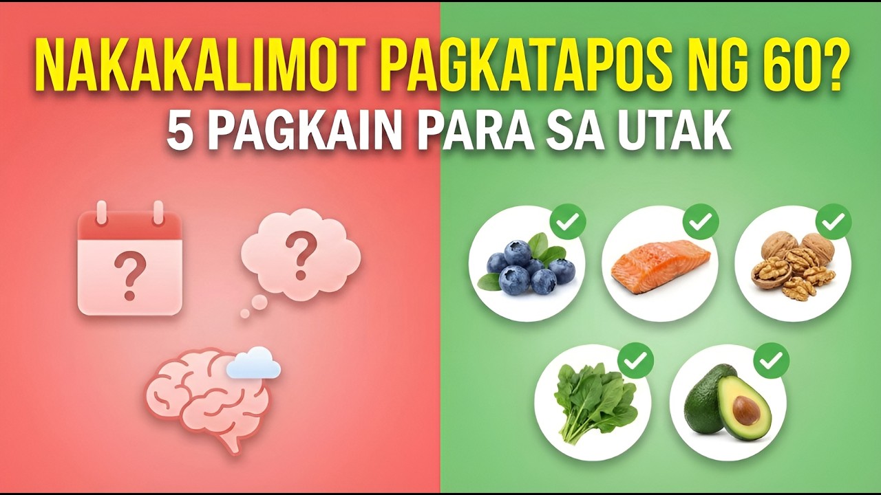 Nakakalimot Pagkatapos ng 60? 5 Pagkain na Tumutulong sa Pagtibay ng Utak