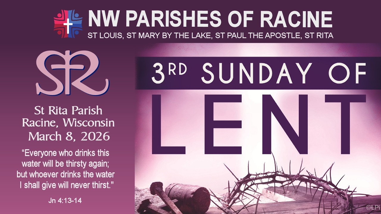 3rd Sunday of Lent - March 7, 2026 - 4:30pm - YouTube