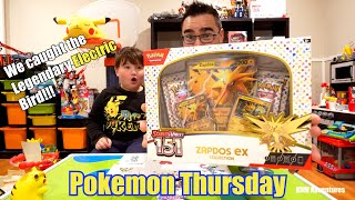 Adventuring with this Zapdos ex 151 collection box Pokemon Thursday