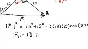 1-2 C Vector Addition - 3 (Adding 3 Vectors)