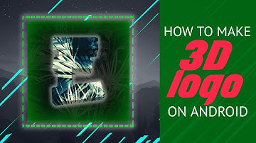 How to  make cool 3D logo on Android. PS Touch tutorial