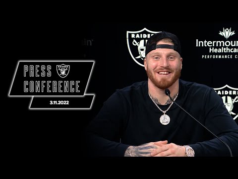 Maxx Crosby Contract Extension Press Conference - 3.11.22 | Raiders | NFL