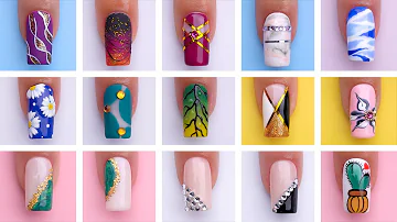 15+ Simple Nails Art Tutorial | New Nails Art Design | Olad Beauty