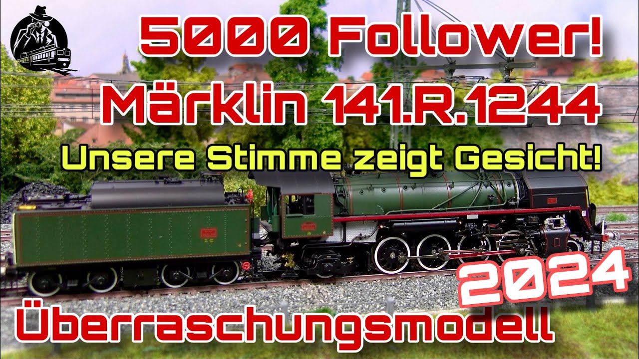 Märklin Überraschungsmodell 2024 - Dampflok 141.R.1244 - Artikel 38141