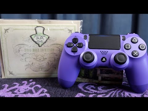 Electric Purple PS4 DualShock Controller - Spooky! - YouTube