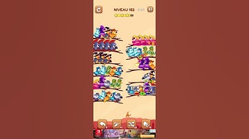 bird sort 2 color puzzle solution niveau 152 #games #gaming #puzzle #puzzlegame #androidgames