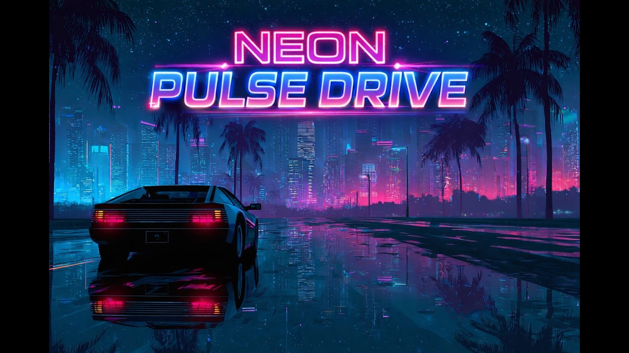 Neon Pulse Drive | Synthwave Drive in the Futuristic City.