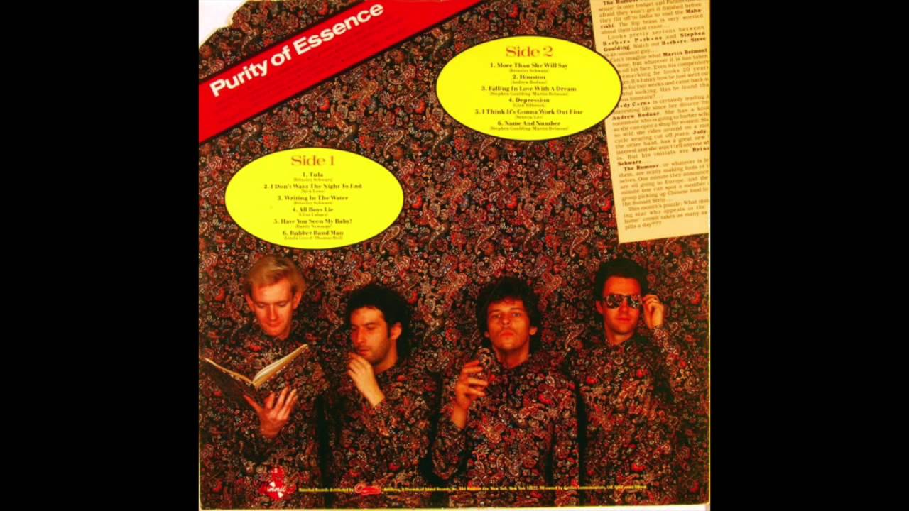 rubber band man The Rumour YouTube