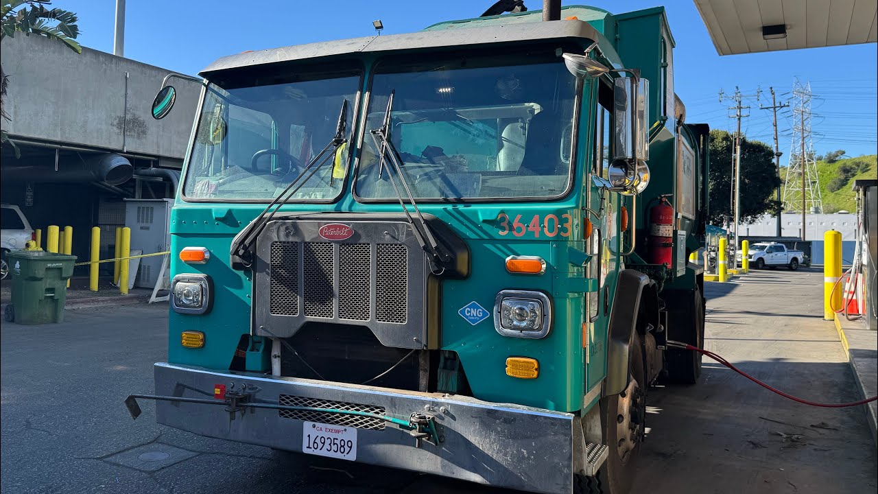 L.A. Garbage Truck Driver POV: “Baby Truck” on Heavy Boyle Heights Trash! 