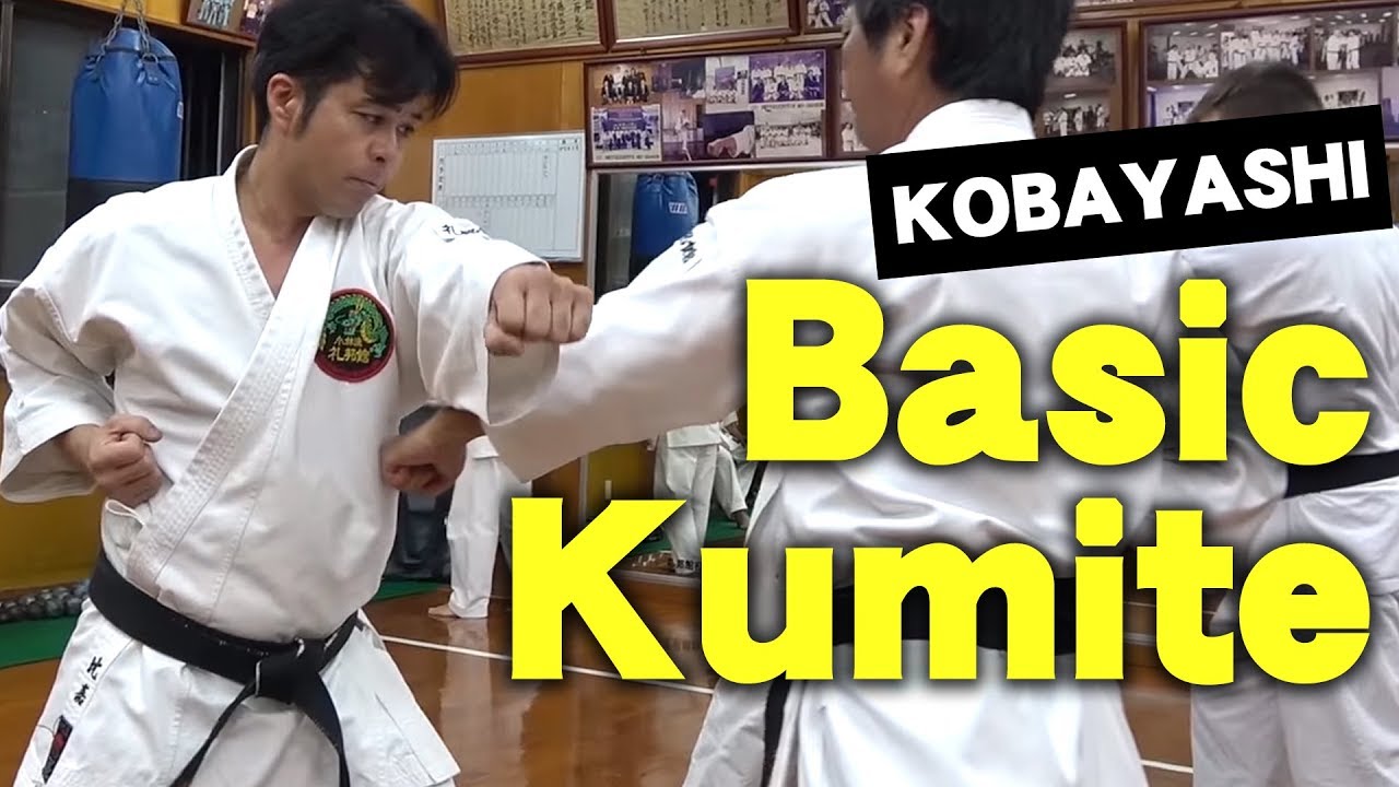 Basic Kumite Of Kobayashi Shorin Ryu Naonobu Ahagon 基本組手 阿波根直信先生 Youtube