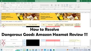 How to Resolve Dangerous Goods Amazon Hazmat Review !!!