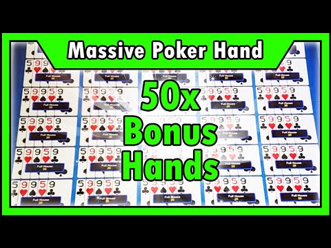50 x Bonus Hands on Deuces Wild Video Poker! • The Jackpot Gents