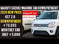 Maruti Suzuki Wagon R Price | Wagonr New Price | GST 2.0 | Low Down Payment|2026 Finance Full Review