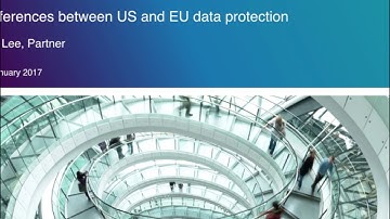 The differences between EU and US data protection laws