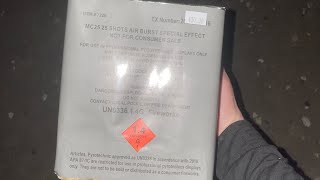 Mc25 25 Shot Air Burst Firework