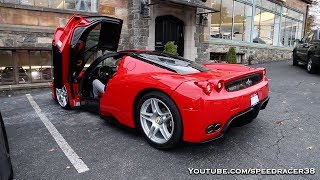 There are always supercars in greenwich and sometimes you happen to
come across modified ones. this ferrari enzo has an aftermarket
exhaust on it which makes...