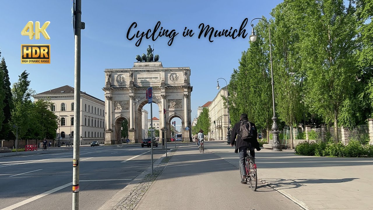 Cycling in Munich Through the heart of Bavaria 4K HDR YouTube