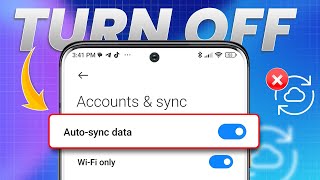 How To Turn On Or Off Automatic Data Sync On Xiaomi Phone