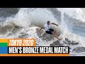 Full surfing mens bronze medal match   tokyo replays