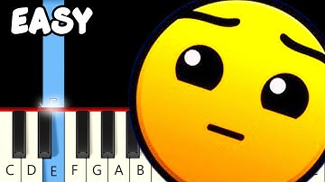 Geometry Dash - Base After Base (Level 5) - Fast and Slow (Easy) Piano Tutorial