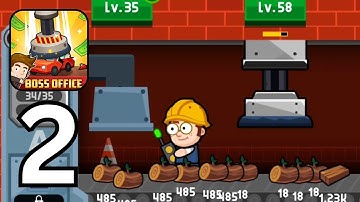 Factory Inc - Gameplay Walkthrough Part 2 - Box Opeining & New Machines (iOS, Android)