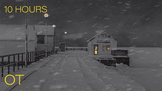 Blizzard on North Bay | Howling wind and blowing snow for Relaxing| Study| Sleeping| Winter Ambience