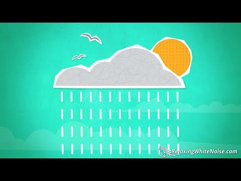 Spring Showers Rain Sounds | Relax, Study, Sleep | Rainstorm White Noise 10 Hours