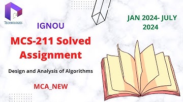 MCSL-211 Solved Assignment Jan-24/July-24 || MCA_NEW || IGNOU || Dalaltechnologies || WaveArt