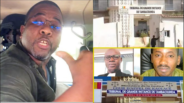 Direct de Tamba - Incident à Bakel : Bougane Gueye déféré devant le procureur