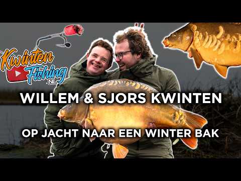 MONSTER carp in the snow?! Carp fishing in MAURIK - Willem and Sjors Kwinten!