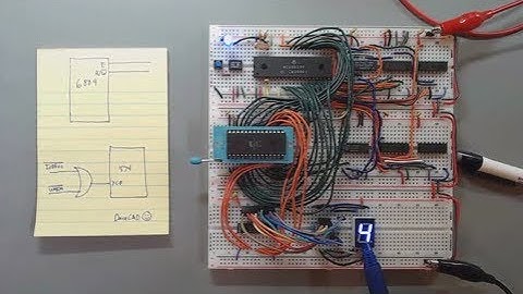 DIY 8-bit computer, Episode 9: Bus transactions, ROM, code execution