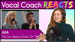 Vocal Coach reacts to a-ha - The Sun Always Shines On TV (MTV Unplugged) ft. Ingrid Helene Håvik