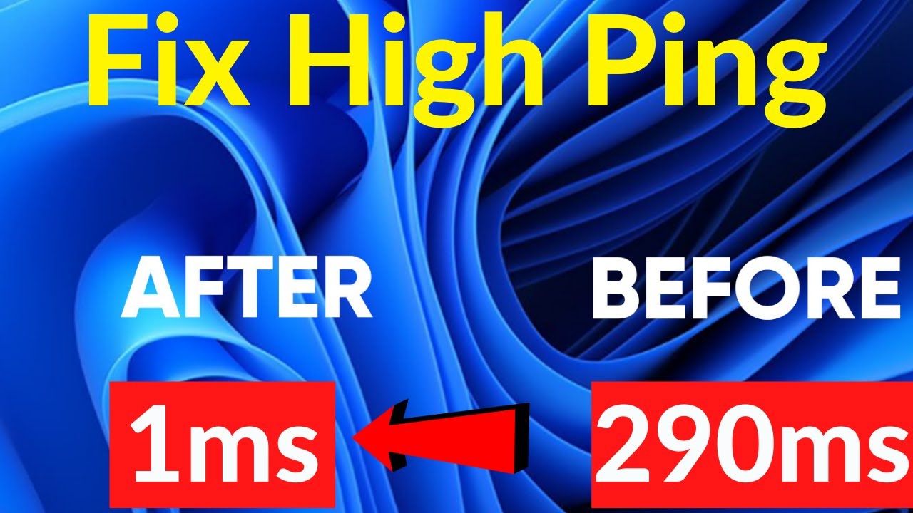 How To Fix High Ping In Windows 11 - YouTube