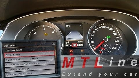 Light Assist activation - VW Passat B8, MY2015 - vključitev Light Assist sistema