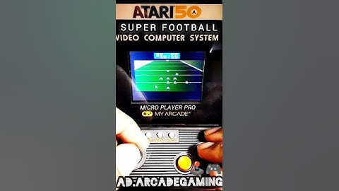 Atari Super Football - My Arcade Atari Micro Player Pro