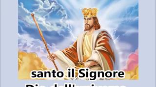 Video thumbnail of "Santo (Gregoriano -  italiano)"