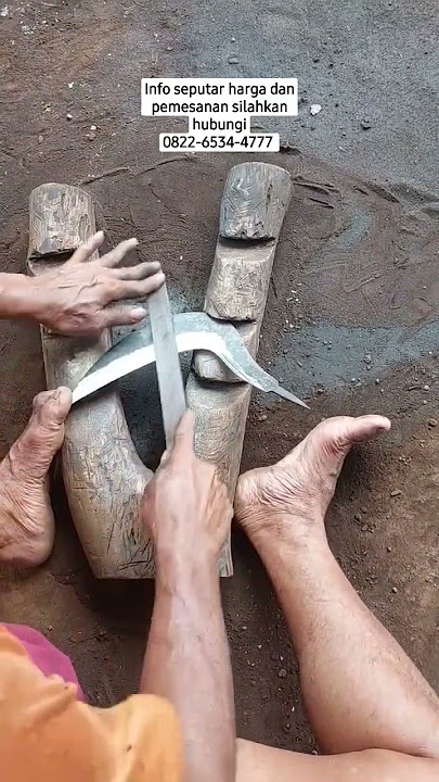proses pembuatan sabit rumput #pandaibesi #blacksmith #sabit #knifemaking #knifemaker #handmade