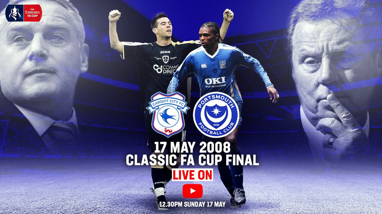 Cardiff City 0-1 Portsmouth Full Match Emirates FA Cup Classic FA Cup 2007/08