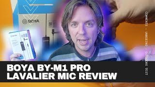 Improve the sound of your video. Boya Lav Mic BY-M1 Pro review
