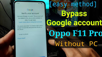 Oppo F11 pro Google account bypass || FRP Bypass Oppo F11 Pro