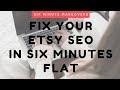 ETSY SEO: Get More Traffic for Your Etsy Items