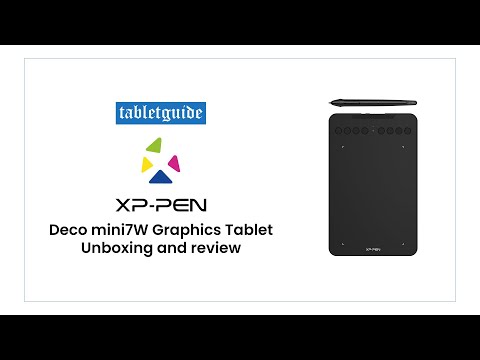 XP-Pen Deco mini 7W Unboxing and Review