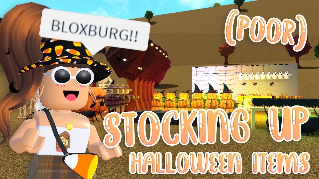 Halloween All Stocked Up! : r/Bloxburg